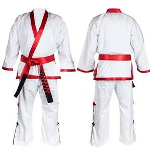 Uniformes de Karate de nuevo diseño para hombres/Ropa de artes marciales de algodón liso Trajes de Karate personalizados para hombres - Product Image 1