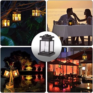 Outdoor <b>Lantern</b> <b>Candle</b> <b>Holder</b> <b>Lantern</b> Lights for Outdoor Hanging Flicker Effective decoration Customizable - Product Image 5