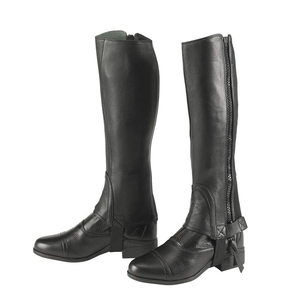 Polainas Completas de Cuero Genuino Suave de la Mejor Calidad para Equitación, Estilo Western, Cómodas, Personalizables, con Herraduras - Product Image 4