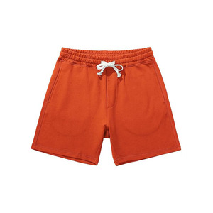 Shorts Bermuda Homme Couleur Unie en Nylon/Acrylique Taille Haute Élastique avec Cordon de Serrage Décontracté Respirant Tissu Peigné - Product Image 6