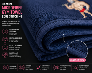 Magic Exports <b>Extra</b> <b>Large</b> Rectangle Microfiber Gym Sports <b>Towel</b> Eco-Friendly Quick Dry Woven Technique Soft Absorbent - Product Image 2