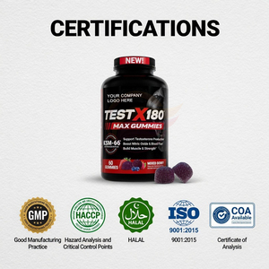 เยลลี่อัชวากันธา KSM66 สำหรับผู้ชาย ได้รับการรับรองมาตรฐาน GMP ผู้ผลิตแบบ OEM รับผลิตภายใต้แบรนด์ของลูกค้า จำหน่ายแบบขายส่ง - Product Image 4