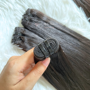 Producto superior 12A Grado Caliente de moda Cabello vietnamita Espejo Hueso Extensiones de cabello recto Peluca frontal Cutícula Cabello alineado Encaje HD - Product Image 4