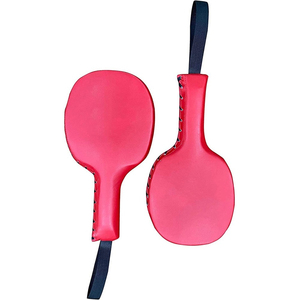 Durable Double Punch Paddles Mitts Focus Target Pu Leather Hooks Straight Taekwondo Karate Racket Training Hand Racket - Product Image 2
