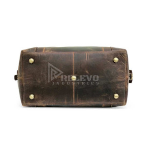 Bolsa de Viaje Multifuncional de Cuero de 35L con Compartimento Acolchado para Portátil y Bolsillo para Tablet - Product Image 4