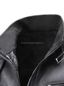 Veste de moto motard pour hommes de haute qualité en cuir véritable étanche à l'eau et au vent avec service de logo personnalisé - Product Image 3