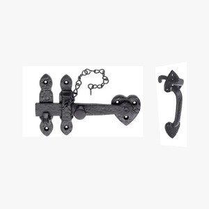 Loquet de porte à anneau double face durable de qualité supérieure pour quincaillerie de portail en fer, design moderne, installation par vis, chambre, cuisine - Product Image 2