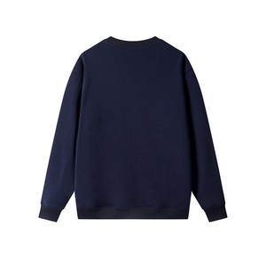 Sudadera de Forro Polar Gris de 400 Gramos, Estilo Holgado con Hombros Caídos, Informal, Tejida para Invierno, Teñido Liso, Corte Oversize - Product Image 2