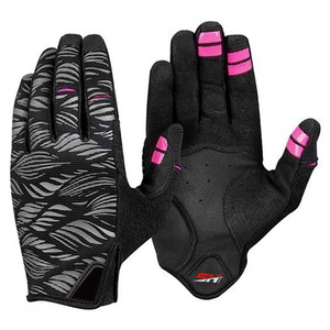 Guantes de Motocross Sleek Profile con Tecnología de Ventilación, Palma de Cuero Sintético, Dedos Completos, para Ciclismo de Montaña y Carreras - Product Image 1
