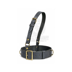 Ceinture Sam Browne en cuir personnalisée avec boucle classique et ajustement réglable pour tenues formelles et événements spéciaux - Product Image 3