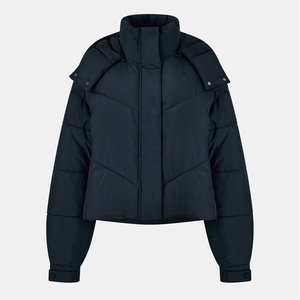 <b>Men</b> Winter Fashion Hooded Puffer Jacket Dark Blue OEM Custom Logo Wholesale - Product Image 5