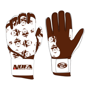 Personalized Leather Left-Handed Baseball Batting Gloves <b>Hook</b> Loop Closure Wrist Support Custom Colors-OEM/ODM Manufacturer for - Product Image 6