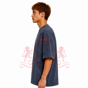 เสื้อยืดทรงหลวมสไตล์พรีเมียมสีซีดแบบซันเฟด ผลิตจากผ้าฝ้ายระบายอากาศได้ดี เหมาะสำหรับสไตล์สตรีทแวร์ในชีวิตประจำวัน - Product Image 3