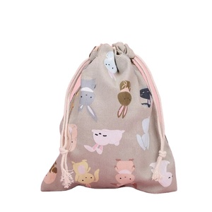 Portable Organizer for Underwear <b>Socks</b> Bra Cotton Makeup Bag Travel Drawstring Bags Ins Flower Print Clothes Organizer - Product Image 4