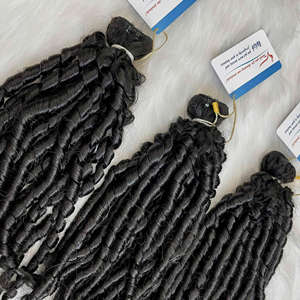 Vente en gros de mèches de cheveux colorées, mèches de cheveux bouclés à la vapeur vietnamiennes en gros de Thanh an Hair, nouvelle collection - Product Image 6