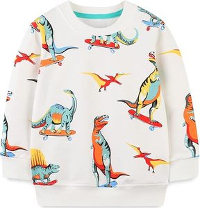 เสื้อสเวตเชิ้ตเด็ก แฟชั่นเรียบง่าย คอกลม ผ้าฝ้าย สำหรับฤดูหนาว ขายส่งจากโรงงาน เสื้อสเวตเชิ้ตลำลองเด็ก เนื้อผ้านุ่ม - Product Image 3