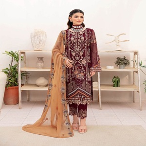 Pakistani Suits for <b>Women</b> by Designers Pakistani Salwar Kameez by Ramsha Vol 7 Pakistani Dresses <b>Kurta</b> Sets for <b>Women</b> - Product Image 4