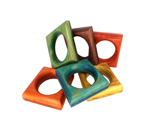 Nouveauté 2026 : Anneaux de serviette en bois tendance pour mariages, dîners et occasions festives – Boucles de serviette artisanales pour accessoires de table - Product Image 6