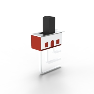 Interruptor Deslizante SPDT de 2 Posiciones XKB Connection SS-12D28G7, Montaje en PCB, Actuador Negro, ROHS - Product Image 2