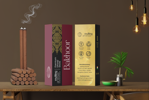 BAHOOR PREMIUM, POLVO DE MADERA 100% NATURAL, ORGÁNICO, ECOLÓGICO, INCENSO INDIO RELIGIOSO, MENOS VARILLAS DE DHOOP - Product Image 3
