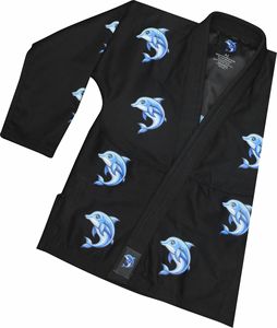 Kimono de lutte en coton 100% premium, coupe stylée, personnalisable, respirant, coupe ample, uniforme - Product Image 3
