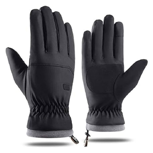 Gants de ski pour hommes et femmes avec doigts compatibles écran tactile, tissu imperméable, doublure thermique, OEM ODM, exportateur en gros - Product Image 1
