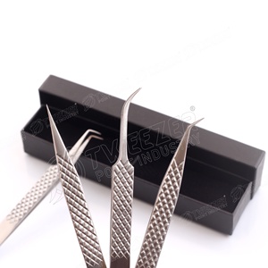 Pince à cils pour professionnels, pince à cils de style russe avec pointe de précision, matériau durable, emballage en boîte de 1 pièce - Product Image 4