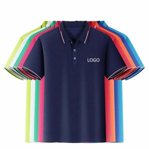 เสื้อโปโลคุณภาพสูง ผ้าฝ้ายโพลีเอสเตอร์ 100% สีพื้น เสื้อโปโลชาย เสื้อโปโลยูนิเซ็กซ์ รับสกรีนโลโก้ - Product Image 1