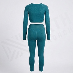 Ensemble de yoga pour femmes, vêtements de sport respirants pour la gym, tenue de fitness, vêtements de sport athlétiques, ensemble de jogging - Product Image 2