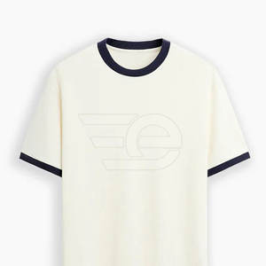 Camiseta de cuello redondo de nuevo estilo hecha con material suave 100% algodón para un uso diario cómodo e informal. - Product Image 5