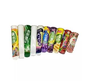 Tubo de papel personalizado de Calippo con tapa, exprimidor de helado, muestra gratis