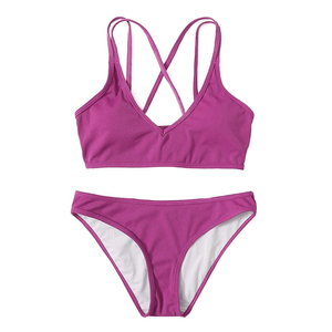 Traje de Baño Bikini de Dos Piezas, Estilo Viajero, Ajuste Cómodo para Mujer, Proveedor Mayorista OEM - Product Image 1