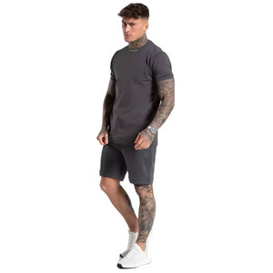 Bulk Wholesale Summer Sports Street Style Casual Apparel Men Regular Fit Solid Color <b>Twin</b> <b>Sets</b> Custom Logo Design Short <b>Sets</b> - Product Image 1