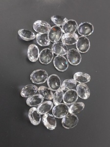 Topaze blanche naturelle 12x10MM, taille ovale, qualité supérieure, pierre précieuse calibrée en vrac pour la création de bijoux de créateurs - Product Image 3
