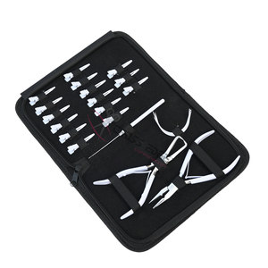 Kit de Herramientas Todo en Uno para Extensiones de Cabello Blanco: Alicates de Microperlas, Alicates para Quitar Perlas, Gancho de Extracción, Agujas Curvas, Clip de Estilizado - Product Image 1