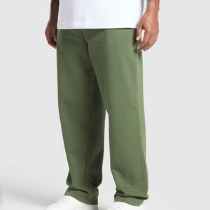 Pantalon de jogging streetwear pour homme à logo personnalisé, en toile légère délavée à l'acide, avec cordon de serrage, écologique, vente en gros à bas prix - Product Image 2