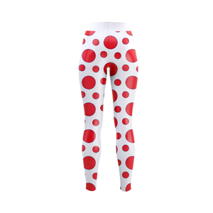 Custom Women's Sports Leggings Solid Front Sublimation Eco-Friendly Quick Dry Gym Fitness Wear - Product Image 4