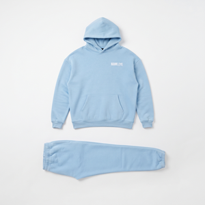 Ensemble de survêtement décontracté 2 pièces pour hommes : pull à capuche en molleton à manches longues et pantalon de couleur unie - Product Image 4