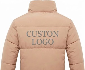 Women's <b>Suede</b> Woven <b>Bomber</b> <b>Jacket</b> Solid Color Hooded Collar Zipper Closure Polyester Wadding Spring Wear Front Logo Design - Product Image 4