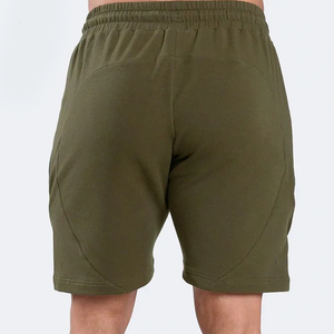 กางเกงขาสั้นวิ่งออกกำลังกายผู้ชาย ผ้าฝ้ายผสมโพลีเอสเตอร์ แห้งเร็ว ระบายอากาศดี ทอแบบสบายๆ เป็นมิตรกับสิ่งแวดล้อม กันลม กันน้ำ - Product Image 2