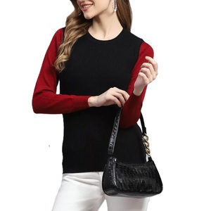 Suéter de Cachemira 100% Pura para Mujer, Cuello Redondo, Manga Larga, Suave, Moderno, Tejido de Alta Calidad, para Otoño e Invierno - Product Image 5