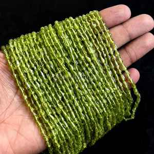 AAA Natural <b>Peridot</b> Beads <b>Peridot</b> Teardrop Beads 4x6MM Straight Drilled <b>Peridot</b> Drop Shape Gemstone Beads for Jewelry Making - Product Image 5