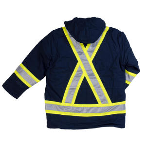 IOTA SPORTS <b>Reflective</b> Safety <b>Jackets</b> Security Workwear Custom Full Rain Bomber <b>Jacket</b> Stand Neck Unlined Waterproof <b>Jackets</b> - Product Image 4
