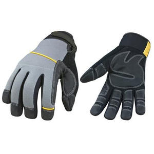 Gants de travail de sécurité pour mécaniciens, pour le camping en plein air, antidérapants, en cuir, sans latex, résistants à l'abrasion, pour écran tactile, pour hommes - Product Image 4