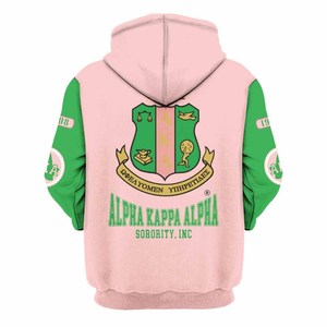 Sweat à capuche Omega Greek Apparel avec patch brodé personnalisé, en polaire premium, pour fraternité, vente en gros Alpha |   Kapa |   Alpha - Product Image 4