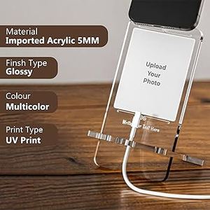 Soporte para móvil, soporte acrílico para móvil, soporte flexible para móvil, soporte acrílico personalizado para teléfono móvil, soporte transparente de acrílico para teléfono - Product Image 5