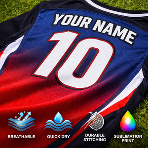 OEM Custom <b>Soccer</b> Jersey Manufacturer Short Front Quick Dry Breathable 100% Polyester Fabric Custom Embroidered Player Name - Product Image 3
