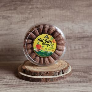 Noix de cajou grillées non décortiquées biologiques d'origine vietnamienne en gros, 163 g, W180, dans une boîte cadeau ronde - Directement de l'usine, prêtes à être expédiées - Product Image 2