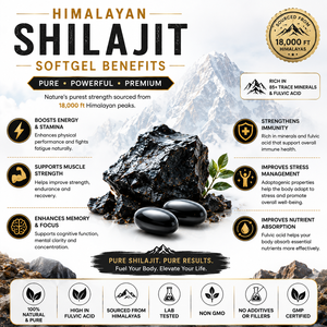 Gélules de Shilajit de l'Himalaya à Marque Blanche (30 unités) – Shilajit 100 % Pur, Riche en Acide Fulvique et Minéraux pour l'Énergie et la Vitalité - Product Image 2
