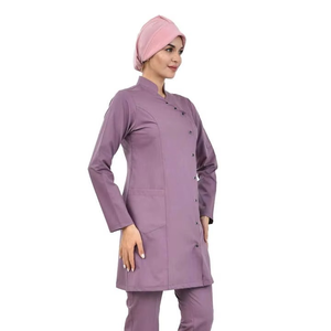 Combinaison médicale une pièce pour femmes, pantalon long, tenue de travail pour hôpital, clinique, salon de beauté, vente en gros OEM - Product Image 2